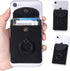 Credit Card Holder for Back of Phone, Ultra-Slim Stick on Wallet with RFID Blocking Ring Stand