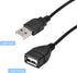 MECCANIXITY USB Cable with ON/Off Switch - 2M Black USB Male to Female Extension Cord for LED Desk Lamp