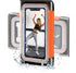 TRELC Shower Phone Holder, 180 Rotation Wall Mount Waterproof Phone Mount for Bathroom Kitchen Mirror Bathtub, Anti-Fog
