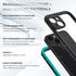 iPhone 13 Case Waterproof Shockproof - Built-in Screen Protector for Rugged Heavy Duty Full Body Protection, Clear Blue