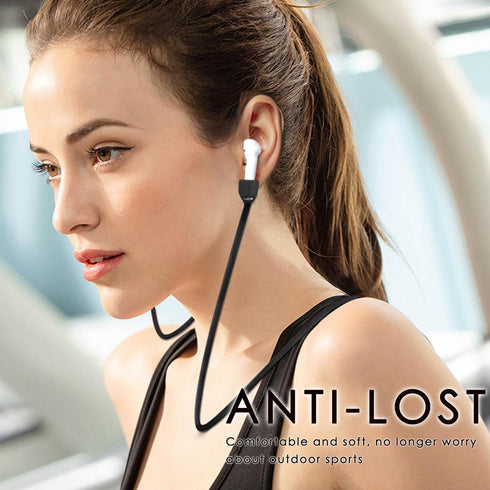 1 Pack Ultra Strong Magnetic Anti-Lost Straps for AirPods, Colorful Soft Silicone Sports Lanyard Compatible with