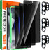 IMBZBK 3 Pack Privacy Screen Protector & Camera Lens Protector for Samsung Galaxy S24 Ultra, Anti-Spy, Full Coverage.