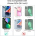 Ruky for iPhone 13 Case & iPhone 14 Case, Glitter Liquid Full Body Rugged Cover with Built-in Screen Protector Soft TPU Shockproof Girls Women Case for iPhone 13 & iPhone 14 6.1”, Teal Purple