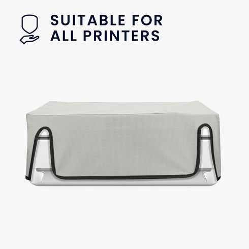 6020e 6055e kwmobile Dust Cover Compatible with HP Envy / Envy - Printer Case - Fabric Protector Cover - Light Grey