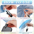6 Sets Summer Flutesan Phone Umbrella for Sun Phone Umbrella Cell UV Protection Anti Glare Sun Shade Adjustable