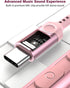 USB C Headphones for Apple iPhone 15 Plus iPad Galaxy S24, Type C Earphone Microphone Magnetic Wired Earbud for Android
