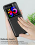 for Moto Razr Plus Case, Slim Hard PC Shockproof Case with Front Tempered Glass Screen Protector for Motorola Moto Razr