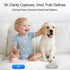 CINMOORE 3K 5G 2-Way Upgraded Security Camera Indoor, Free Time Lapse, AI Tracking & Face ID, PTZ WiFi Dog/Pet/Baby