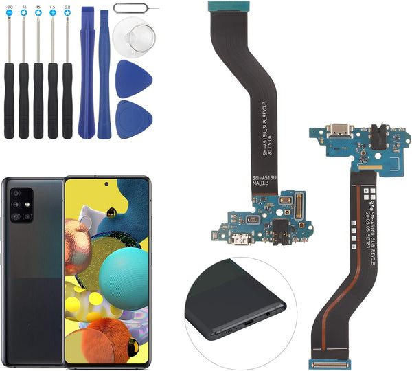 Dock Connector for Samsung Galaxy A51 5G USB Charging Port Flex Cable Replacement for A516U Type C Charger Dock Board