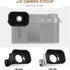 JJC Long Soft Rubber Eyecup Eyepiece for Fuji Fujifilm X Half XHalf Digital Camera, X Half Camera Eye Cup Extended
