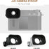 Extended X Half Eyecup Eyepiece, Soft Silicon Viewfinder Eye Cup Eyeshade Cover Protector for Fujifilm Fuji X Half
