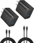 Anker iPhone 17/16 Charger, 2-Pack 20W Fast USB C Charger Block, for iPhone