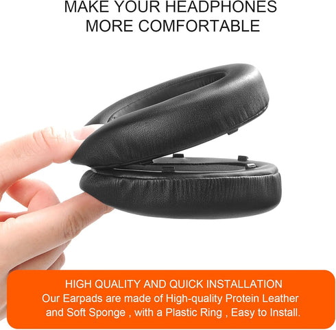 GVOEARS Replacement Earpads for Sony WH-XB910N Headphones, Premium Memory Foam, Soft and Durable Leather