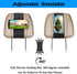 Car Headrest Phone Holder for Kids Back Seat - Compatible with iPhone, Samsung, Soft Adjustable Silicone Holding Net
