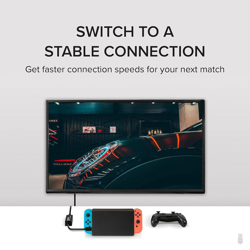 Plugable USB to Ethernet Adapter, USB 3.0 to Gigabit Ethernet, Supports Windows 11, 10, 8.1, 7, XP, Linux, Chrome OS by Plugable