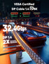 8K 1.4, 6.6FT (8K@60Hz, 4K@144Hz, 2K@240Hz), 32.4Gbps 2.2/FreeSync/G-Sync, Capshi DisplayPort Cable VESA Certified DP