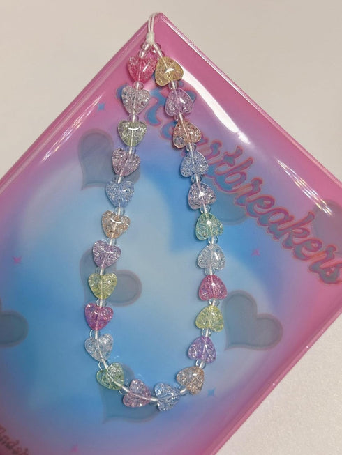 Drawwind Phone Charm Strap - Universal Cell Phone Lanyard Wrist Strap, Handmade Beaded Phone Case Accessories for Women