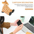 Beavorty Wooden Giraffe Mobile Phone Holder, Telephone Stand, Cellphone Support for Desk Office Accessories