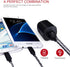 Micro USB Cable 2-Pack: 1.6FT & 3FT Fast Charging Cords for Samsung Galaxy J7, S6, S7 Edge, Note 3/4/5, LG Stylo 2/3