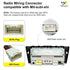 2008-2019/Kia 2013, Radio Wiring Harness Compatible with Mit-Subi-shi Stereo Installation Wire Harness Kit Aftermarket
