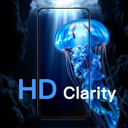 17 6.3" 2-Pack JETech Full Coverage Screen Protector for iPhone Pro, AR Anti-Reflective Coating, Black Edge Tempered