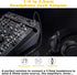 1/4 Headphone Adapter, 6.35mm Male to 3.5mm Female Audio Jack Adapter for Mixer, Guitar, Amplifier