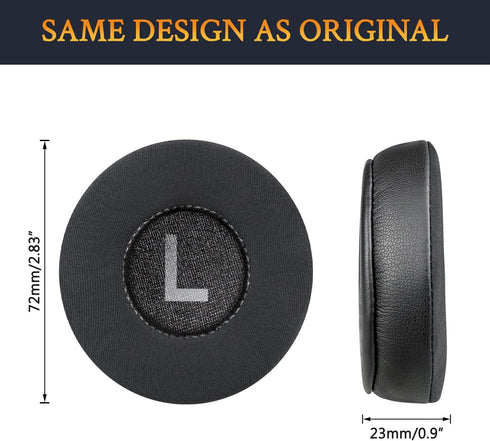 SOULWIT Earpads Replacement for Logitech H390 H600 H609 H760 Wireless Headphones, Noise Isolation Foam Cushions, Added