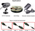 10 Pairs 12V Male+Female 2.1x5.5MM DC Power Jack Plug Adapter Barrel Connector for CCTV Security Camera Led Strip