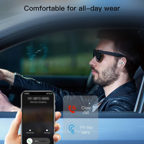 V5.0 Headset 8 Kendir Bluetooth Earpiece, Wireless Headphone Cell Phone Hrs Talking with Noise Cancelling Mic, Volume