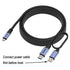 3.0/3.2 Gen1 15ft/5M 5Gbps, OkyLink Active USB A to C Data Cable High-Speed Signal Booster, Optional Power