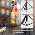 EMART Tripod for iPhone, Adjustable 52’’ Tall Portable Travel Stand, Cell Phone Tripod with Remote for Smartphone