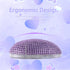 elec Space 10m Wireless Bluetooth Mouse, Silent and Stylish Heart-Shaped Mouse for Laptop, PC - Range (Purple)