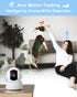 Golspark Indoor Security Camera 2K, Pet Camera for Home Security, Dog Cam Pan/Tilt, Motion Tracking, 2-Way Audio, Night Vision Baby Monitor, Siren Alert, Phone App, 24/7 Cloud &SD Card Storage, 2.4GHz