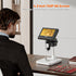 Elikliv Microscope, LCD Digital Coin Microscope 1000x, 8 Adjustable LED Lights, PC View Compatible