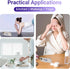 3 PCS Cell Phone Ring Stand Holder, Cute Butterfly Pattern Metal Kickstand, 360 Degrees Rotation Grip for Smartphones