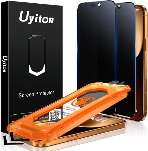 Uyiton for iPhone 17 Pro Max Matte Privacy Screen Protector - Anti-Fingerprint