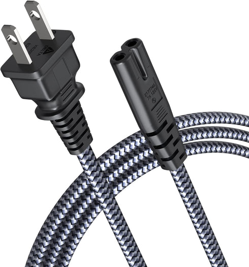 Goalfish Power Cord, 15ft AC Power Cable 7A 125V TV Power Cord 18AWG
