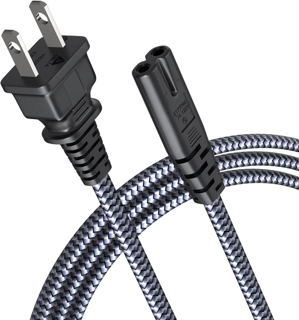 Goalfish Power Cord, 15ft AC Power Cable 7A 125V TV Power Cord 18AWG