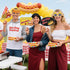 BOBYIYI 25pcs Hotdog Photo Props Hot Dog Party Decorations Hot Dog Bar Fiesta Celebration BBQ Party Fun Food Sausage