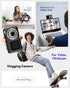 Jexylon 2.7K 16x 32GB Digital Camera, Real Dual-Screen Digital Camera for Photography Auto-Focus Vlogging Camera