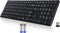 INFINMIND Wireless Keyboard-2.4G USB Ultra Slim Quiet Full Size Matte PC Computer Keyboard,19