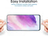 amFilm (3 Pack) Tempered Glass Screen Protector Compatible with Samsung Galaxy S21 FE (Fan Edition 5G 2021), HD Clear,
