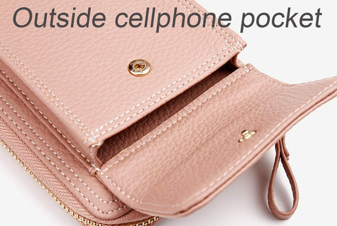 Valentoria Womens Small Leather Crossbody Bag Cell Phone Wallet Shoulder Purse Handbag