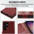 MONASAY Wallet Case for Samsung Galaxy S24 Ultra 5G, RFID Blocking Flip Folio Leather Cover with Credit Card Holder
