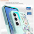 Cute Flowers Design Case for Samsung Galaxy A35/A55 5G, Slim Soft TPU Bumper Shockproof Silicone Cover