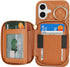 Hamany 17 17 5G 6.3 Inch-Brown for iPhone Case Wallet with Card Holder,for iPhone Phone case Wallet with Zipper