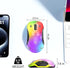 memzuoix 2.4G LED Wireless Mouse - Rechargeable Ergonomic Mouse with Detachable Cover, 1200 DPI