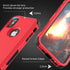Heavy Duty Drop Protection Case for iPhone XR, 3-Layers Rugged Case with Tempered Glass Screen Protector