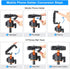 YicDofu 54"/1.4m 360 Phone Selfie Stick Tripod, Ball Head Adjustable Portable Stand with Phone Clip Lightweight