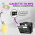 K7 Cassette Cassette MP3 Cassette 32GB KLIM Tape Player + to Converter + Portable Player + Built-in Microphone